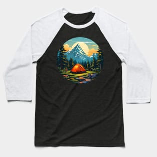 Camping Lover Baseball T-Shirt